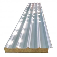 Сэндвич-панель Кровельная 150 мм, базальтовое волокно (минвата), ширина 1000 мм, металл 0.5 мм, 3 метра